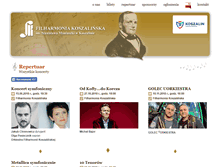 Tablet Screenshot of filharmoniakoszalinska.pl